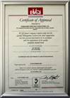 ISO9001認定書